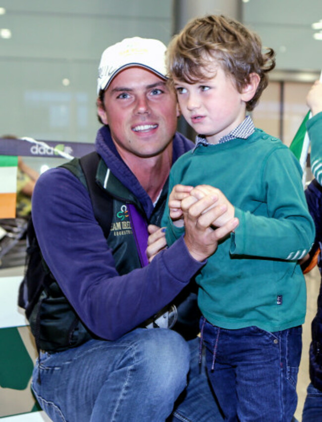 Sam Watson with his son Archie