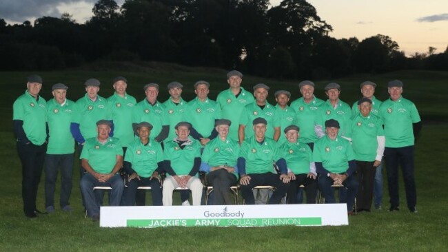 Paddy Power Jack Charlton soccer reunion 01