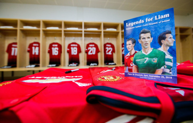 Manchester United Legends Changing room 25/9/2018