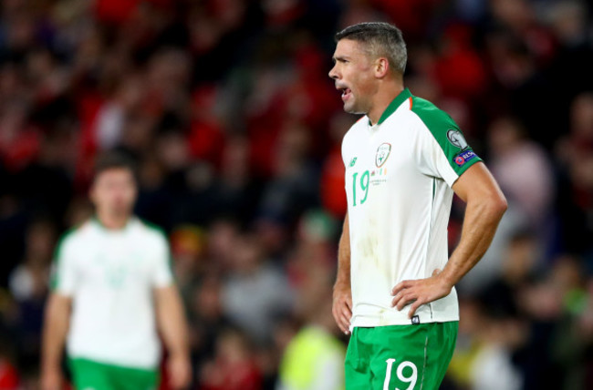 Jonathan Walters dejected after the game