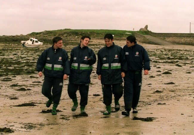 Niall Hudson, Andy Reid, Keith Foy and John Thompson 5/4/00