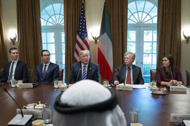 President Trump has expanded bilateral meeting with the Emir of Kuwait