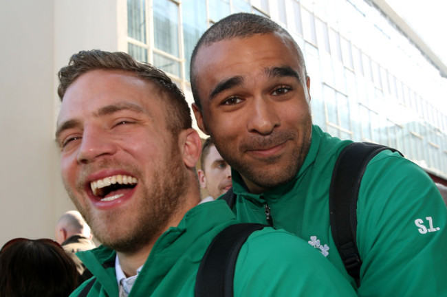 Rugby Union - 2015 RBS Six Nations - Ireland Arrive - Dublin Airport