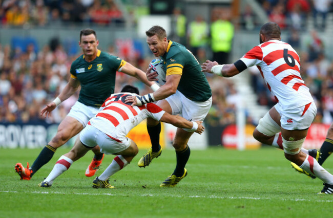 Rugby Union - Rugby World Cup 2015 - Pool B - South Africa v Japan - Brighton Community Stadium