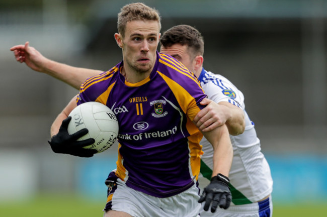 Paul Mannion and Glenn Hazley