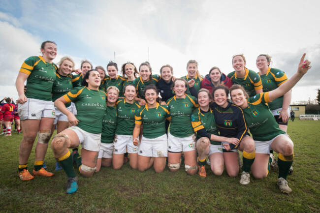Railway Union celebrate after the game