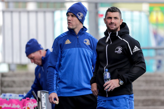 Rob Kearney and Jonathan Sexton