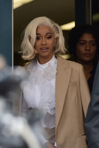 NY: Cardi B Leaves Police Station In Queens