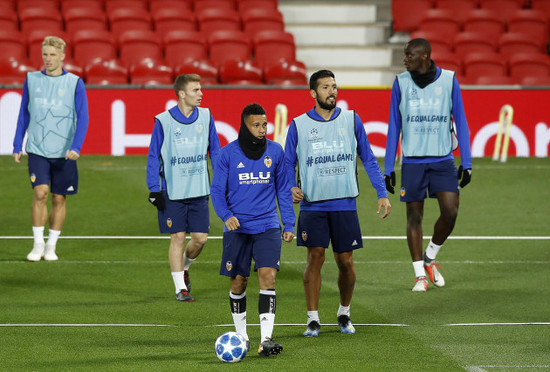 Valencia Training - OId Trafford