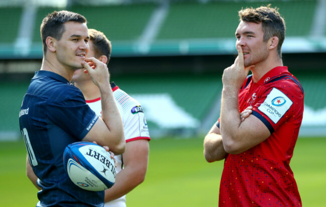 Jonathan Sexton and Peter O'Mahony