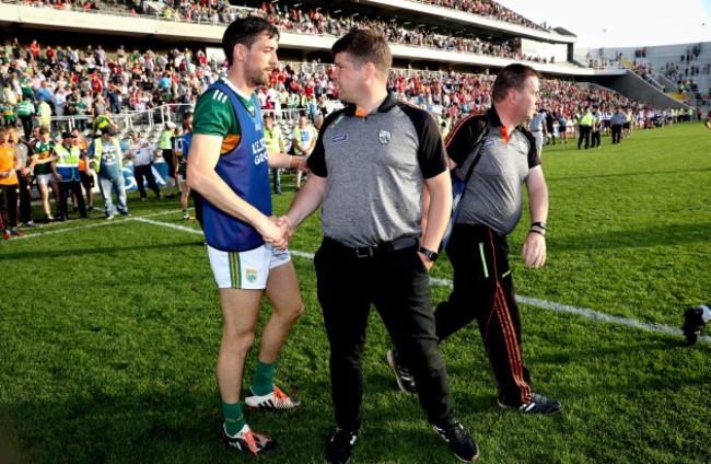 Eamonn Fitzmaurice with Anthony Maher