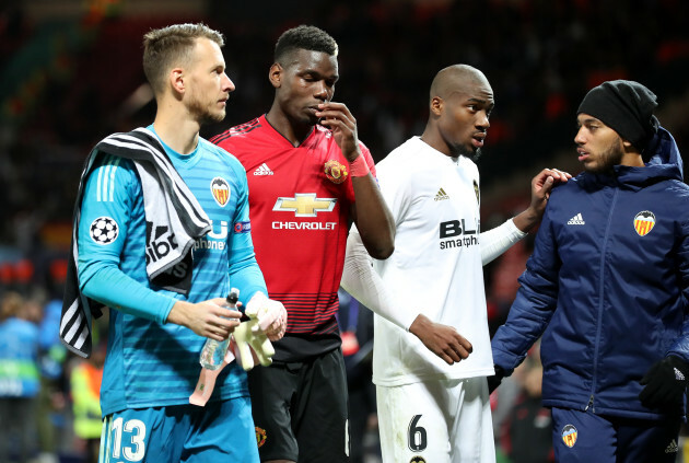 Manchester United v Valencia - UEFA Champions League - Group H - Old Trafford