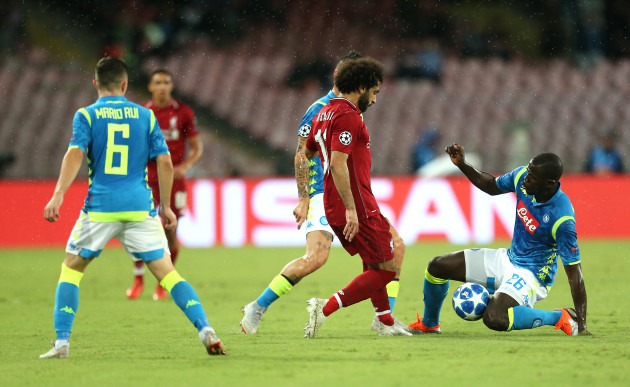 Napoli v Liverpool - UEFA Champions League - Group C - Stadio San Paolo