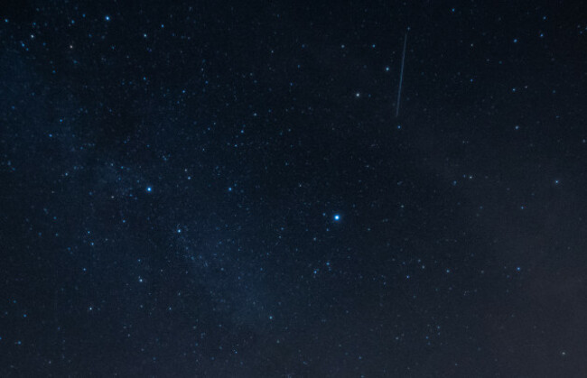 Starry sky over Brandenburg