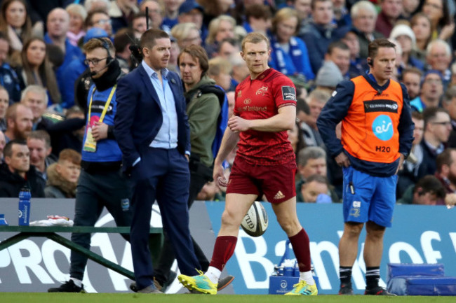 Keith Earls is sent to the sin bin