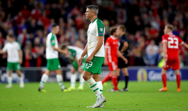 Jonathan Walters dejected