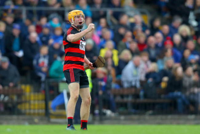 Brian O’Sullivan celebrates scoring a goal