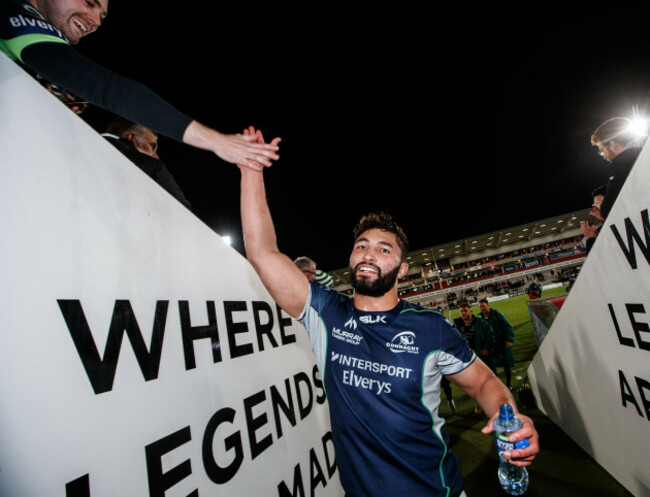 Colby Fainga'a celebrates