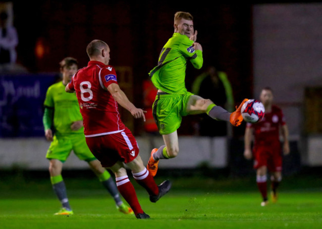 Alan Byrne with Mark Doyle