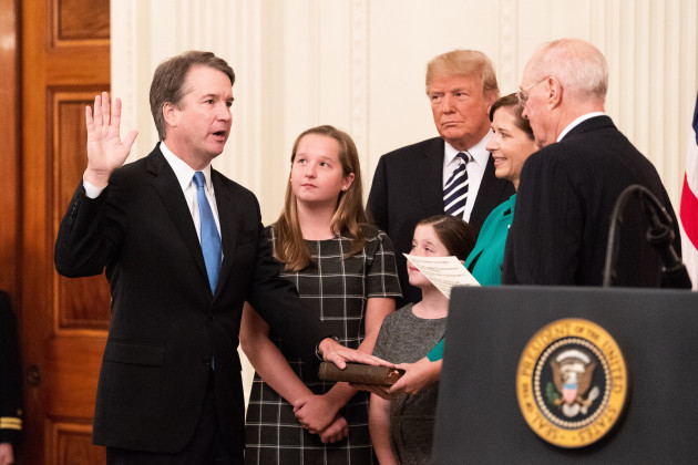 Swearing in of Brett Kavanaugh as a Supreme Court Justice