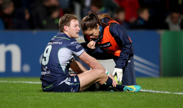 Kieran Marmion receives treatment from Orla Armstrong
