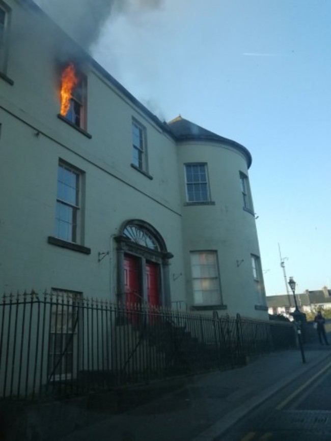 Fire at Dr. Mitchell's House on John Street.