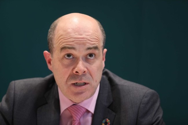 File Photo COMMUNICATIONS MINISTER DENIS Naughten is due to meet with management figures from Facebook in New York tomorrow to discuss revelations about the social media networkÕs approach to harmful or illegal content. End.
