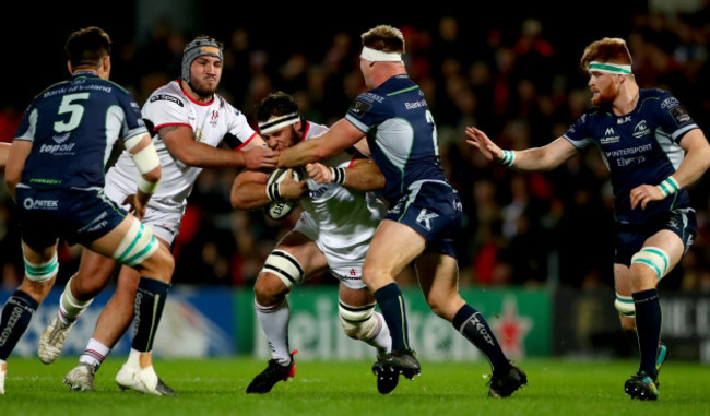 Tom O’Toole and Marcell Coetzee with Tom McCartney