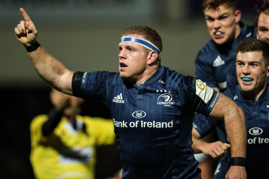 Sean Cronin celebrates scoring a try 12/10/2018