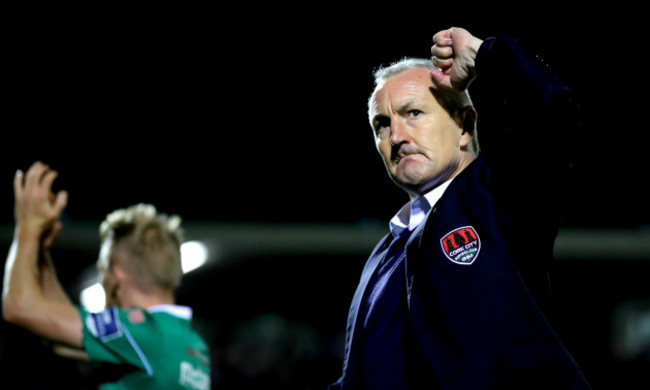 John Caulfield celebrates