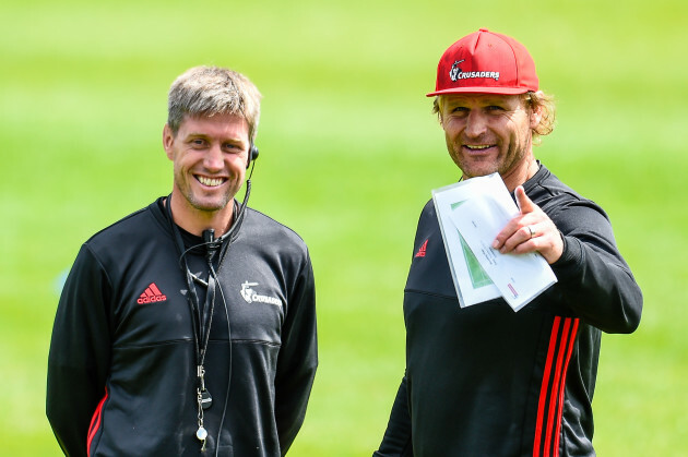 Ronan O'Gara and Scott Robertson