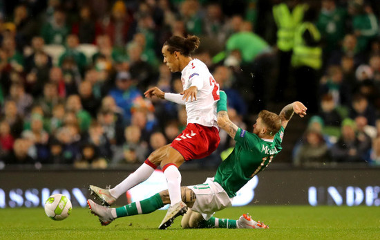 James McClean and Martin Braithwaite