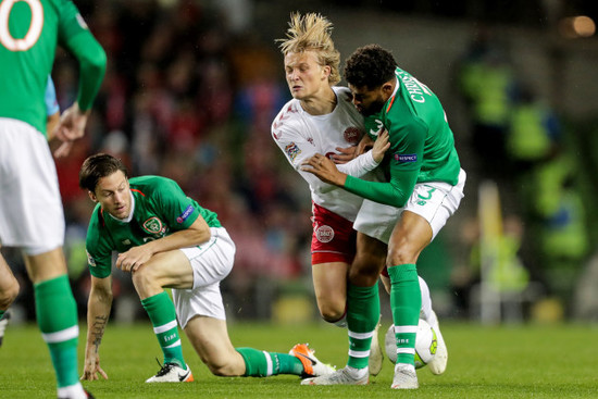 Cyrus Christie and Kasper Dolberg