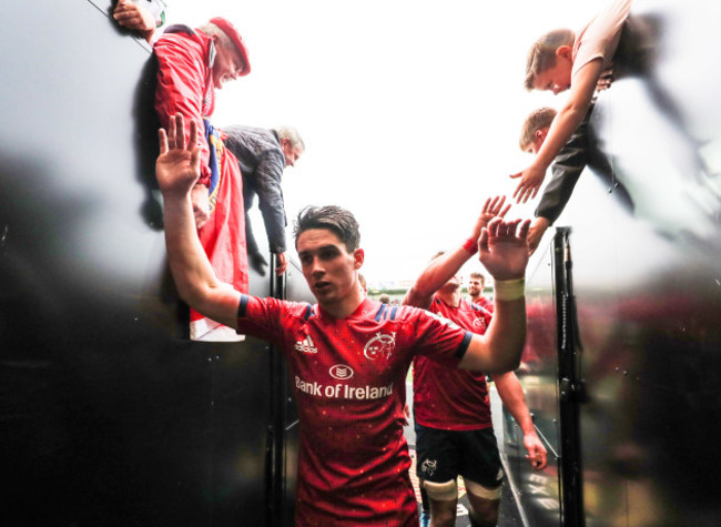 Joey Carbery celebrates after the match