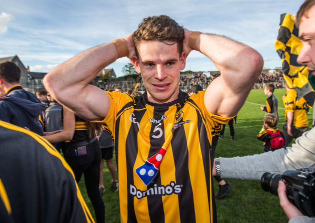 Cathal Finn reacts at the final whistle
