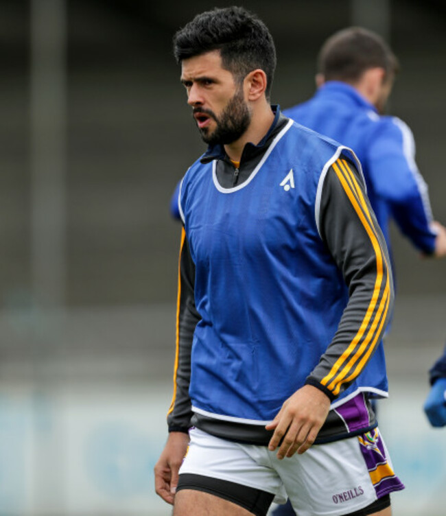 Cian O'Sullivan during the warm-up