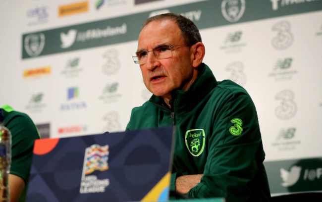 Martin O'Neill 15/10/2018