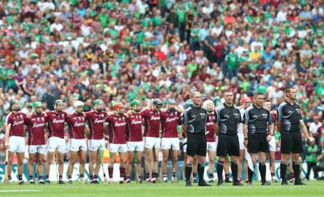 James Owens and his match officials