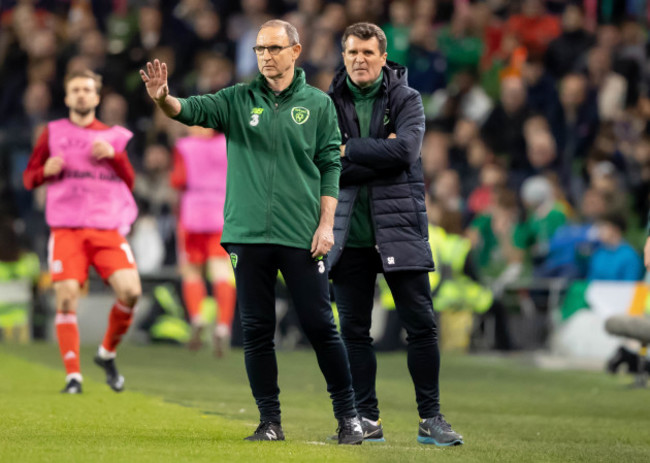 Martin O'Neill and Roy Keane