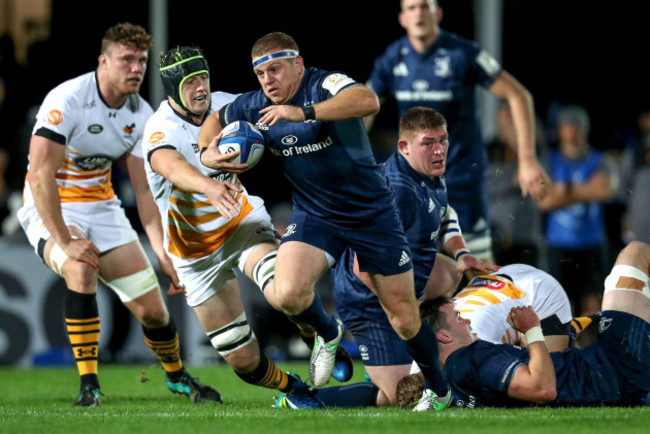 Leinsters Sean Cronin scores a try