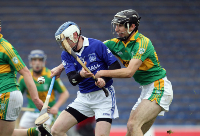 Johnny Enright is tackled by John Devane