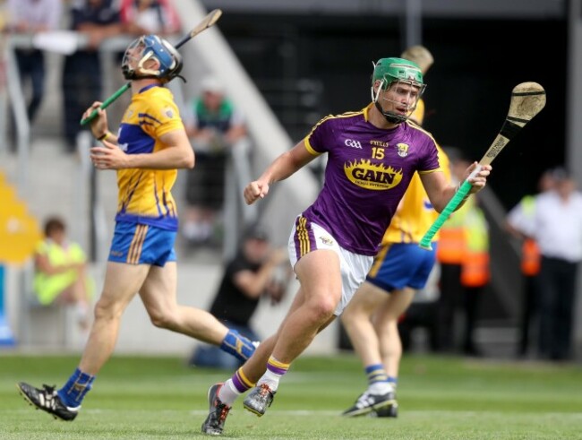 Conor McDonald celebrates scoring a goal