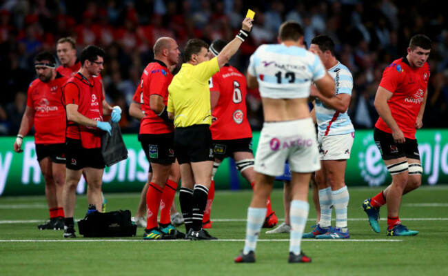 Nigel Owens yellow cards Nick Timoney