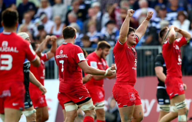 Julien Marchand celebrates