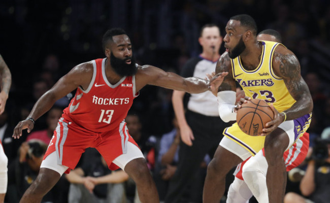 Rockets Lakers Basketball