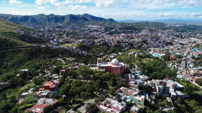 MEXICO-GUANAJUATO-AERIAL VIEW