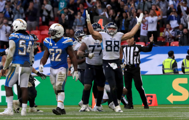 Tennessee Titans v Los Angeles Chargers - NFL International Series - Wembley Stadium
