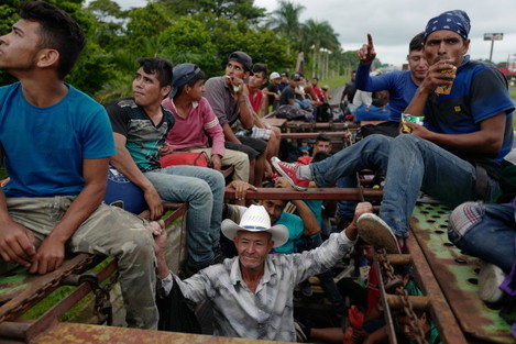 Honduran Migrant Caravan in Guatemala