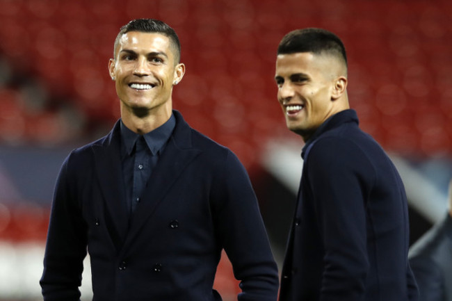 Juventus Press Conference and Pitch Walkaround - Old Trafford