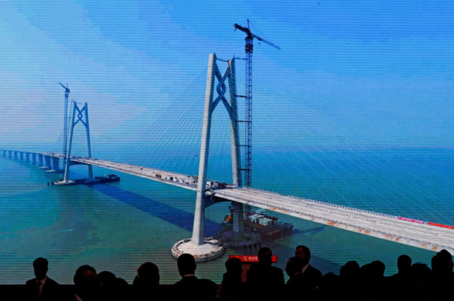 China Zhuhai Macau Hong Kong Bridge